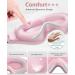 3D Contoured Sleep Mask for Women Men - 99% Blackout Eye Covers - Comfortable & Adjustable - Perfect for Travel and Lash Extensions - Pink - Buy Online on SooperMarket.com