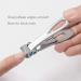 KVSERT 2X Nail Clipper Set Thick Toenail & Fingernail Cutter with Wide Opening Stainless Steel Kit for Men & Women Silver - Buy Online on SooperMarket.com