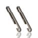 2Pcs EDC Keychain Bottle Openers Multi-Functional Titanium Keychain Belt Clip for Home Camping