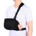 Yosoo Health Gear Medical Arm Sling Shoulder Sling Large Breathable Shoulder Wrist Elbow Immobilizer with Waist strap for Rotator Cuff Injury Broken & Fractured Bones Dislocation Adult Waist Strap