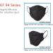 GoodDay English Black KF94 Dust Face Mask - 10 Pack for Adults - Large Size - International Shipping Available - Buy Online on SooperMarket.com