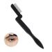 1Pcs Stainless Steel Folding Eyelash Comb & Eyebrow Grooming Brush Lash Separator Makeup Tool Portable & Durable Ideal for Travel & Home Use Women & Girls Beauty Accessory