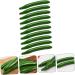 Abaodam 20 Pcs Cucumber Model Green Plants Lifelike Vegetables Realistic Vegetable Window Fake Cucumber Greenx2pcs 24X3CMx2pcs - Buy Online on SooperMarket.com