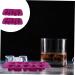 HOMSFOU 6 Pcs Silicone Chocolate Mold Silicone Baking Halloween Fondant Halloween Chocolate Polymer Clay Molds Jelly Molds Desserts Molds Bath Purple Silica Gel Tool Multifunction 21X11X2CMx3pcs Purplex3pcs - Buy Online on SooperMarket.com