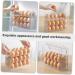 NAMOARLY Egg Storage Box Clear Drawer Plastic Eggs Egg Organizer for Refrigerator Egg Rack Devil Crisper - Buy Online on SooperMarket.com