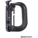 BOOSTEADY 10 Pack D-Ring Grimlock Locking for Molle Webbing with Zippered Pouch - Black - Buy Online on SooperMarket.com