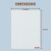 Paper Gator Vellum Paper  Pack of 55 Sheets 8.5 x 11 Inches Translucent Printable Sheets| 93 GSM Transparent Paper for Sketching |Tracing Paper for Art  Craft and Sewing.  Clear (PG-V) - Buy Online on SooperMarket.com