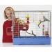 Bebester Bird Chewing Toys 8Pieces Bird Parrot Toys Bird Hanging Bell Toy Hanging Colorful Swing Chewing Toy Bells Ladder Swing for Small Parrots Macaws Parakeets Conures Cockatiels Love Birds - Buy Online on SooperMarket.com