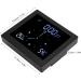 Bathroom Accessory Temperature and Humidity Limit Alarm Function Digital Clock Waterproof Silicone Hole Plug for Bathroom (Black Pisa Leaning Tower Type) - Buy Online on SooperMarket.com