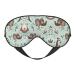 SSIMOO Cartoon Cute Sleep Mask-Adjustable Breathable Fashionable Eye Mask for A Comfortable Sleep Experience Black