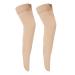 Varicose vein stockings thigh-high compression socks beige 23-32 mmHg pressure of closed toe sports compression stockings for varicose veins