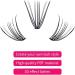 Fadlash 15mm D Curl Cluster Eyelash Extension 20 Root 0.07mm - DIY Self-Application Individual Lashes - Buy Online on SooperMarket.com