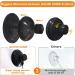 Cat Window Hammock Perch Bed for Large Cats | Upgraded Suction Cups | Black - Buy Online on SooperMarket.com