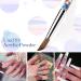 HEVAENS Round Kolinsky Acrylic Nail Brush - Size 12 Blue | Professional Nail Art Brush for Acrylic Powder Liquid Manicure & Pedicure - Buy Online on SooperMarket.com