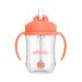 Dr. Brown's Milestones  Baby's First Straw Cup Sippy Cup with Straw  6m+  9oz/270ml  Coral  BPA Free