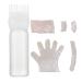 Hair Oil Applicator Bottle 160ml with Hair Dye Kit Root Comb Applicator Bottle with Clear Scale Portable Hair Bleach Kit for Home Barber Shop Hair Dye Tools