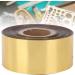 Eurobuy Hot Foil Stamping Paper - 3cm Width 120m - DIY Decoration for Leather, Cloth, Package Box - Gold Embossing Accessory - Buy Online on SooperMarket.com