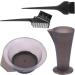FRCOLOR 4Pcs Hair Dye Coloring Kit - Brush, Bowl, Measuring Cup Set for DIY Salon & Home Use - Buy Online on SooperMarket.com