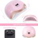 Buy McNory 168W UV LED Nail Dryer - Fast Drying Gel Nail Lamp with Timer & LCD Display for Professional Use - Buy Online on SooperMarket.com