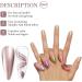 18 ml Metal Nail Polish Mirror Effect - Mirror Nail Polish Chrome Nail Polish - Mirror Effect High Gloss Gel Manicure Nail Polish - Durable Not Removable (Champagne Silver 12) - Buy Online on SooperMarket.com