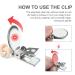 Buy Kowlone Silicone Frog Pacifier Clips for Girls - 2-Pack Gray | Perfect Baby Shower Gift - Buy Online on SooperMarket.com