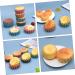 12 Pcs Silicone Muffin Cup Silicone Molds Reusable Cupcake Liners Reusable Baking Molds Delicate 7.5X6.3CM Assorted Color - Buy Online on SooperMarket.com