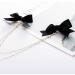 Buy Biitfuu 4Pcs Black Hair Bows with Pearl Chains - Stylish Hair Accessories for Girls & Women - International Shipping Available - Buy Online on SooperMarket.com