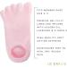 Moisturizing Gel Heel Socks - Heal Dry Cracked Feet | Lavender & Jojoba Infusion | Perfect Gift (1 Pair Pink - Buy Online on SooperMarket.com
