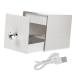 FRCOLOR Nail Polish Storage Nail Tool Nail Bits Nail Art Tools Manicure Tools Para U as Nail Stuff Organizer Manicure Drill Holder Nail Art Supply Bracket Acrylic White Usb 12x8.5cm White