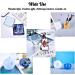 Sculpting Kit: 20Pcs Resin Molds for DIY Art - Sphere, Cube, Pyramid, Square, Round Shapes for Ashtrays, Coasters, Candles - Bonus Sequins & Tools - White - Buy Online on SooperMarket.com
