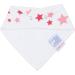 Dotty Fish Baby Bandana Bibs - Super Absorbent Teething Bibs for Girls Boys Unisex | Organic Cotton, One Size, Pink Stars - Buy Online on SooperMarket.com
