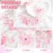IYOU Flower Girl Hair Accessories Pink Floral Wedding Headband Pearl Wedding Holy Communion Headpiece for Girls - Buy Online on SooperMarket.com