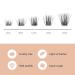 72 Pcs DIY C Curl Lash Clusters 8-16mm | Reusable Individual Cluster Lashes for Professional Makeup - Buy Online on SooperMarket.com