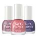 TBeautfave Purple Nail Polish Set Peel Off Nude Nail Varnish Sets Quick Dry & Long Lasting Pink Nail Polish Water Based Natural Nail Varnish Sets for Women DIY Nail Art Set A