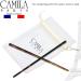 Camila Paris AD28/2 French Twist Stick Hair Pin Set - Set of 2 Tortoise Shell Hair Pins - Made in France - Buy Online on SooperMarket.com