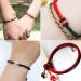 0.8mm Red Nylon Cord Thread for Chinese Knot Macrame Bracelet - Braided Rattail String - Buy Online on SooperMarket.com