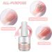 HERBENJOY Builder Gels 5 In 1 Nail Extension Gel 15ml Pink Strengthening Gel Base Gel Color Gel Nail Polish Foundation Gel Rhinestones Glue Gel For Nail Art (02 White) - Buy Online on SooperMarket.com