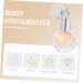 WOFASHPURET 1pc Body Air Bag Powder Hair Perfume Shimmering Face Powder Highlighter Sprayer Makeup Tools Glass Golden 1 count (Pack of 1) - Buy Online on SooperMarket.com