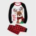 PatPat Family Christmas Pajamas Set | Tree Snowflake Letters Print | Long Sleeve | Red/Black | Men XL - Buy Online on SooperMarket.com