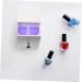 FRCOLOR Nail Polish Storage Nail Tool Nail Bits Nail Art Tools Manicure Tools Para U as Nail Stuff Organizer Manicure Drill Holder Nail Art Supply Bracket Acrylic White Usb 12x8.5cm White - Buy Online on SooperMarket.com