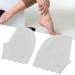 Silicone Jersey Socks for Achilles Tendon Relief | Pain-Relieving Elastic Foot Care - Anti-Cracking Purple & White - Buy Online on SooperMarket.com