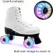 Nezylaf 8 Piece Light Up Roller Skate Wheels with Bearings - Indoor/Outdoor Double Row Skating - 32x58mm 78A - Luminous 6-Color LED - Buy Online on SooperMarket.com