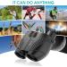 20x25 Compact Binoculars for Adults and Kids - High Power Easy Focus with Low Light Vision - Ideal for Bird Watching and Travel - Black - Buy Online on SooperMarket.com