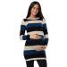 Zeta Ville Women's Maternity Nursing Knitted Tunic Crew Neck Cut Out 453 8-10 Beige
