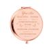 Religious Gifts for Women Christian Bible Verse Compact Makeup Mirror Faith Inspirational Gift for Coworker Friends Teen Girls Baptism Graduation Gift for Her Daughter for Mom Grandma