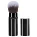 Makeup Brush for Foundation - Multipurpose Telescopic Cosmetics Brushes | Portable Face Makeup Brushes Beginner Friendly Powder Brush for Home Travel Black