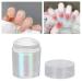 Professional Nail Art Stamper - Silicon Stamp Tool for Home Salon | Transparent Clear Nail Art Kit with Plates for French Smile Line - Buy Online on SooperMarket.com
