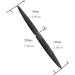 Longdex 8 Inch Wax Carving File - Double Ended Flat and Half Round Jewelry Tool - Buy Online on SooperMarket.com