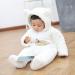 Puseky Newborn Baby Cartoon Bear Snowsuit | Winter Coat Fleece Hooded Romper | Unisex Baby Clothes 3-6 Months - Buy Online on SooperMarket.com