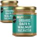 Organic Nut Butter (2 x 170g) Vegan Gluten-Free - Date & Walnut
